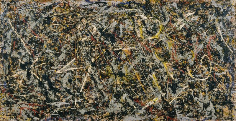 Alchimia, di Pollock, è uno dei primi dipinti realizzati con la tecnica del dripping